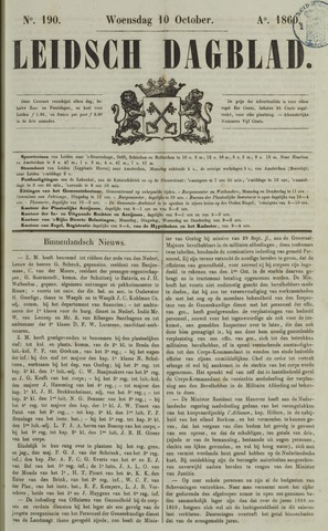 Leidsch Dagblad 1860-10-10