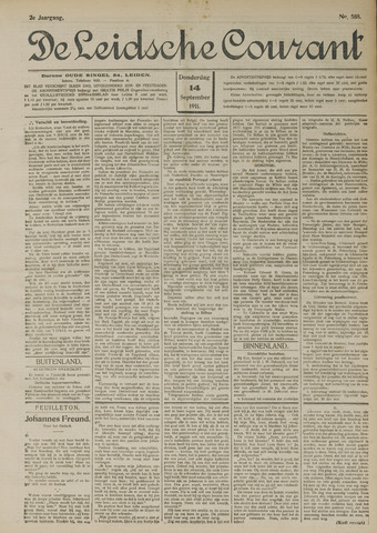 Leidsche Courant 1911-09-14