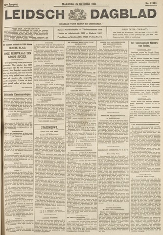 Leidsch Dagblad 1931-10-26