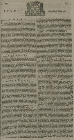Leydse Courant 1734-04-12
