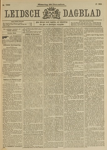 Leidsch Dagblad 1903-12-28