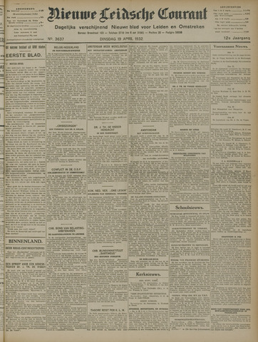 Nieuwe Leidsche Courant 1932-04-19