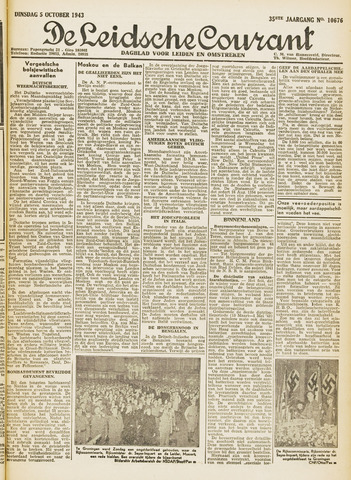 Leidsche Courant 1943-10-05