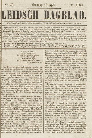 Leidsch Dagblad 1860-04-16
