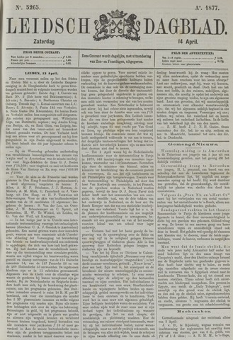 Leidsch Dagblad 1877-04-14