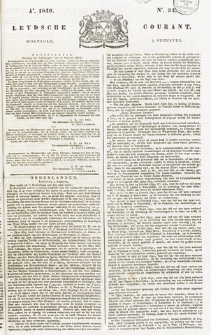 Leydse Courant 1840-08-05