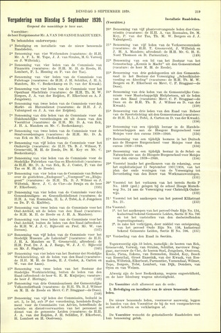 Handelingen van de Raad 1939-09-05