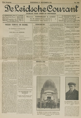 Leidsche Courant 1931-11-11