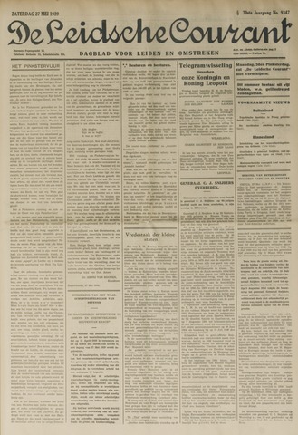 Leidsche Courant 1939-05-27