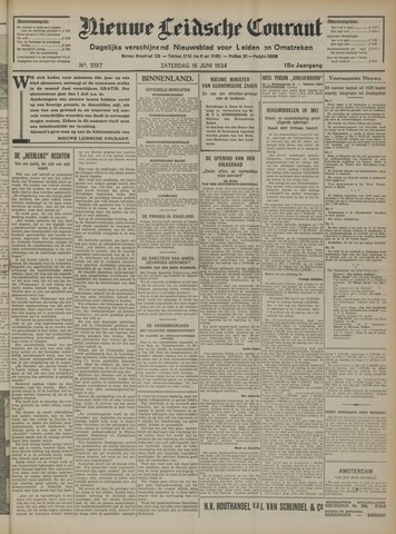 Nieuwe Leidsche Courant 1934-06-16