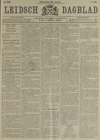 Leidsch Dagblad 1910-04-25