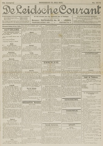 Leidsche Courant 1921-07-13