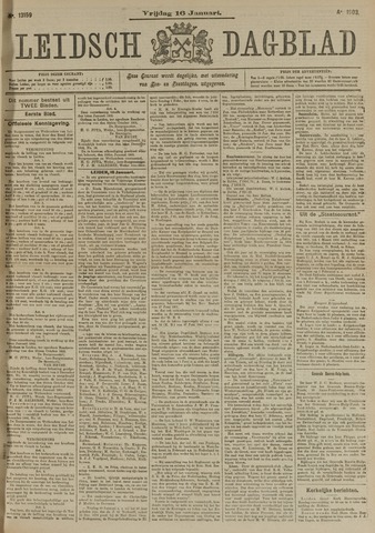 Leidsch Dagblad 1903-01-16