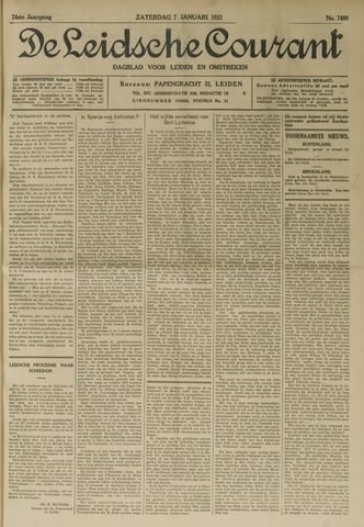 Leidsche Courant 1933-01-07