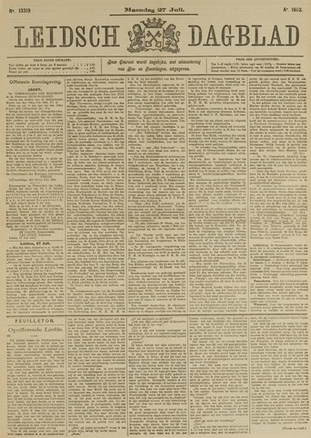 Leidsch Dagblad 1903-07-27
