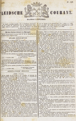 Leydse Courant 1879-11-03