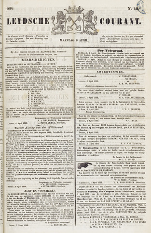 Leydse Courant 1868-04-06