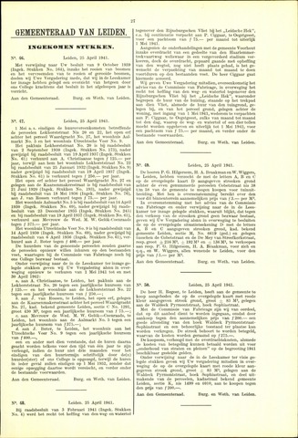 Handelingen van de Raad 1941-04-25