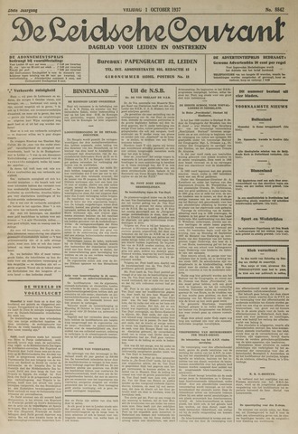 Leidsche Courant 1937-10-01