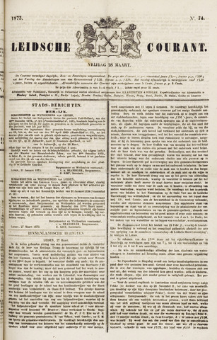 Leydse Courant 1873-03-28