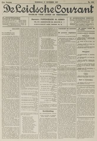 Leidsche Courant 1937-11-17