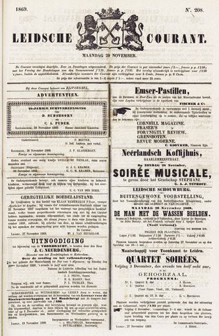 Leydse Courant 1869-11-29