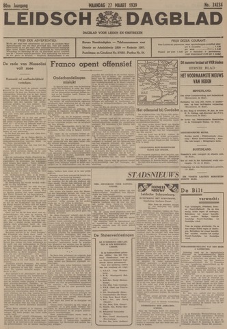 Leidsch Dagblad 1939-03-27