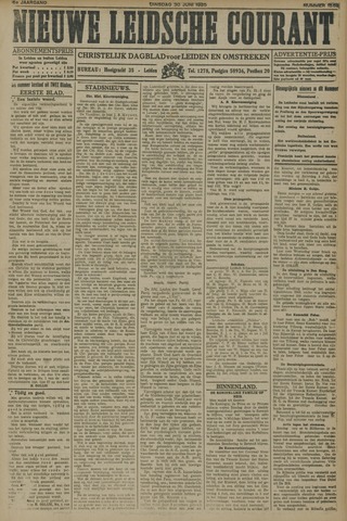 Nieuwe Leidsche Courant 1925-06-30