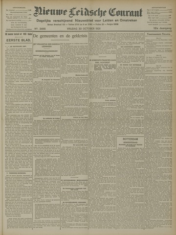 Nieuwe Leidsche Courant 1931-10-30
