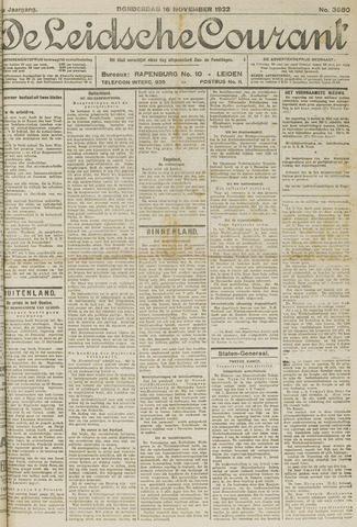 Leidsche Courant 1922-11-16