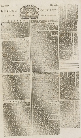 Leydse Courant 1820-09-04