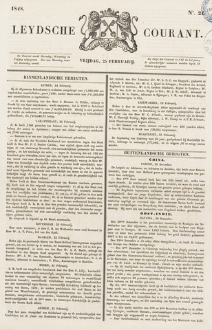 Leydse Courant 1848-02-25