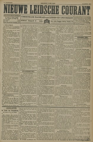 Nieuwe Leidsche Courant 1925-05-11