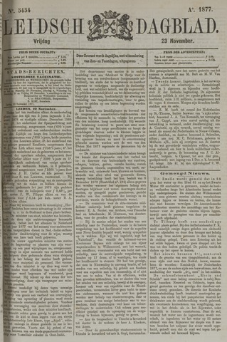 Leidsch Dagblad 1877-11-23