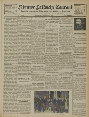 Nieuwe Leidsche Courant 1934-09-03
