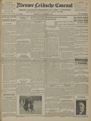Nieuwe Leidsche Courant 1933-12-12