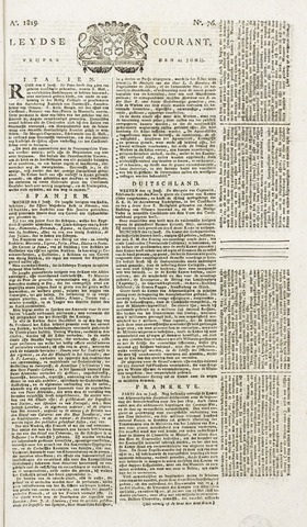Leydse Courant 1819-06-25