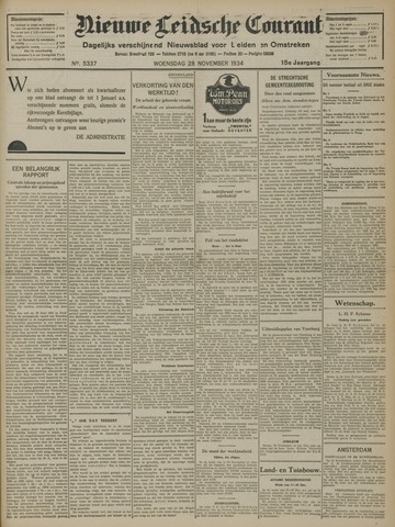 Nieuwe Leidsche Courant 1934-11-28