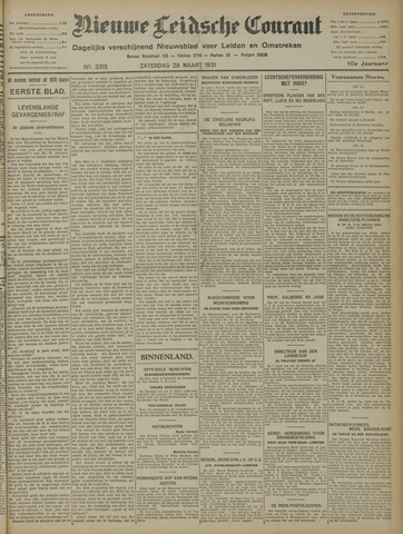 Nieuwe Leidsche Courant 1931-03-28