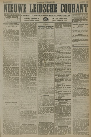 Nieuwe Leidsche Courant 1925-12-08