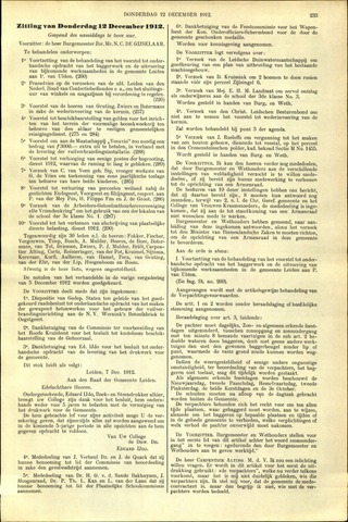 Handelingen van de Raad 1912-12-12