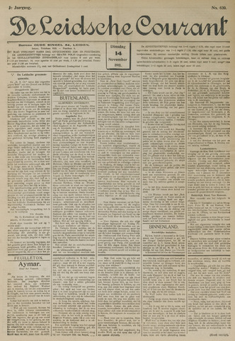 Leidsche Courant 1911-11-14