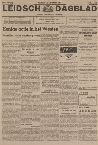 Leidsch Dagblad 1939-09-25