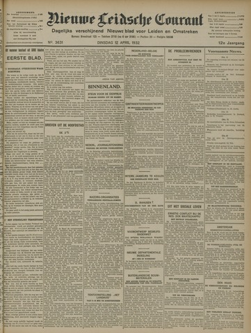 Nieuwe Leidsche Courant 1932-04-12