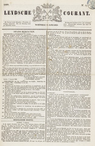 Leydse Courant 1868-01-08