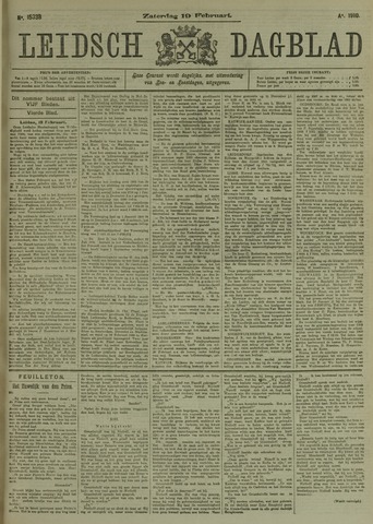 Leidsch Dagblad 1910-02-19