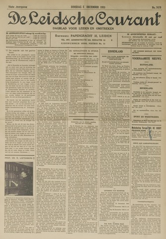 Leidsche Courant 1933-12-05