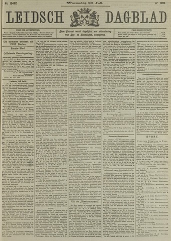 Leidsch Dagblad 1910-07-20