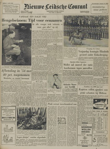 Nieuwe Leidsche Courant 1956-06-01
