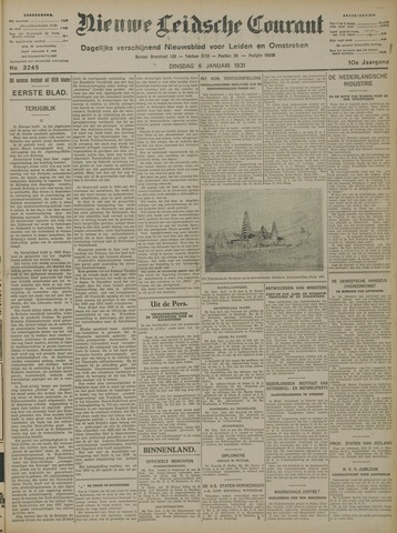 Nieuwe Leidsche Courant 1931-01-06